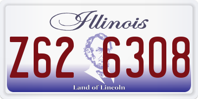 IL license plate Z626308