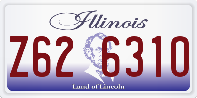 IL license plate Z626310