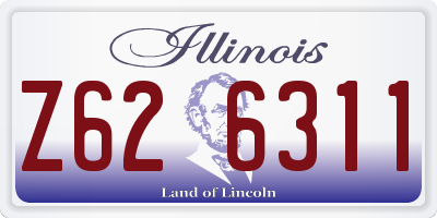 IL license plate Z626311