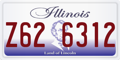 IL license plate Z626312