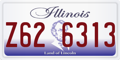 IL license plate Z626313