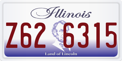 IL license plate Z626315