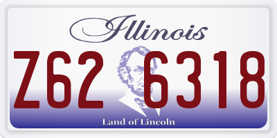 IL license plate Z626318
