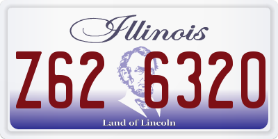 IL license plate Z626320