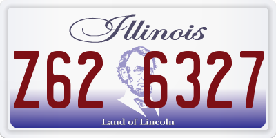 IL license plate Z626327