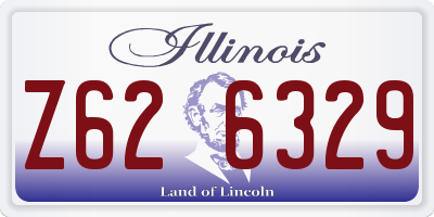 IL license plate Z626329