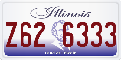 IL license plate Z626333