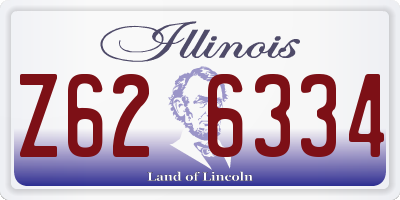 IL license plate Z626334