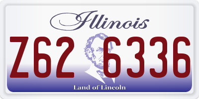 IL license plate Z626336