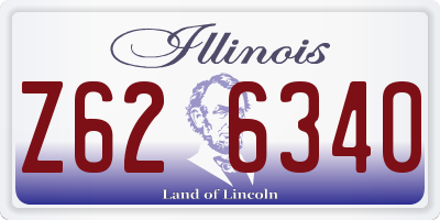 IL license plate Z626340