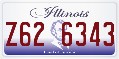 IL license plate Z626343