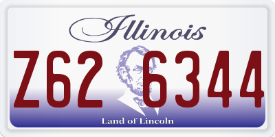 IL license plate Z626344