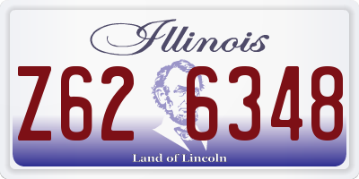 IL license plate Z626348