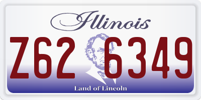 IL license plate Z626349