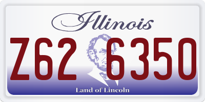 IL license plate Z626350