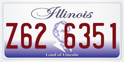 IL license plate Z626351
