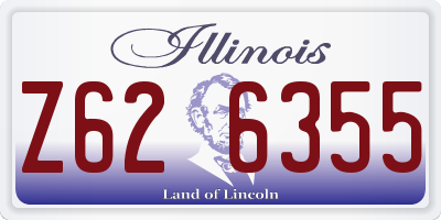 IL license plate Z626355