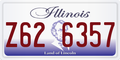 IL license plate Z626357