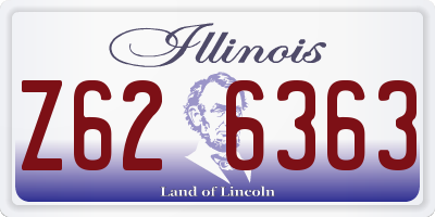 IL license plate Z626363