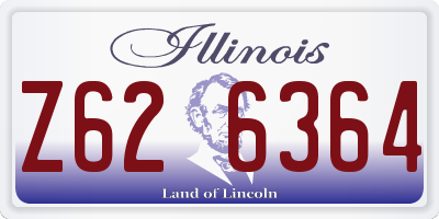 IL license plate Z626364