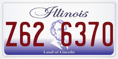 IL license plate Z626370