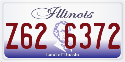 IL license plate Z626372