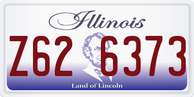 IL license plate Z626373