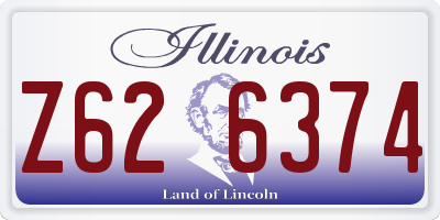 IL license plate Z626374