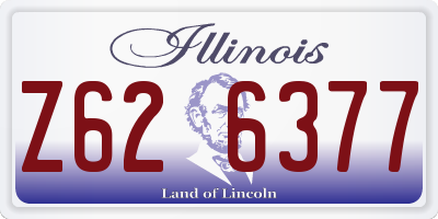 IL license plate Z626377