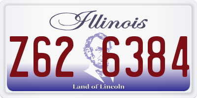 IL license plate Z626384