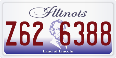 IL license plate Z626388
