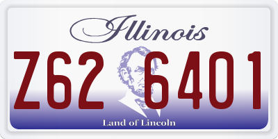 IL license plate Z626401
