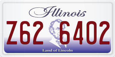 IL license plate Z626402