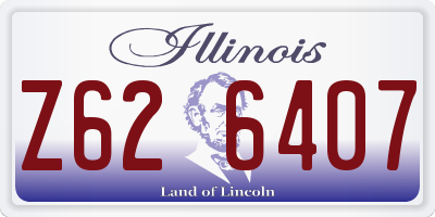 IL license plate Z626407