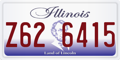 IL license plate Z626415