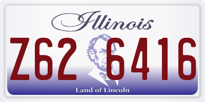 IL license plate Z626416