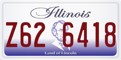 IL license plate Z626418