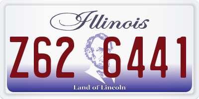 IL license plate Z626441