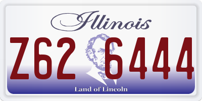 IL license plate Z626444