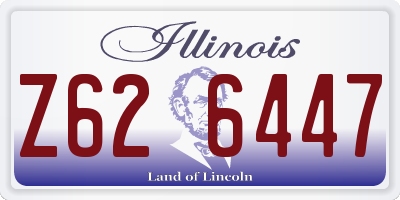 IL license plate Z626447