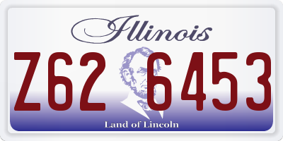 IL license plate Z626453