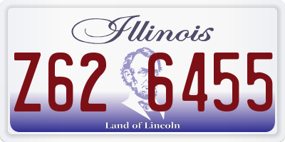 IL license plate Z626455