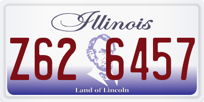 IL license plate Z626457