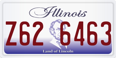 IL license plate Z626463