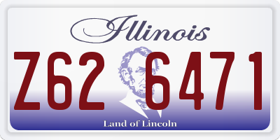 IL license plate Z626471