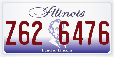 IL license plate Z626476