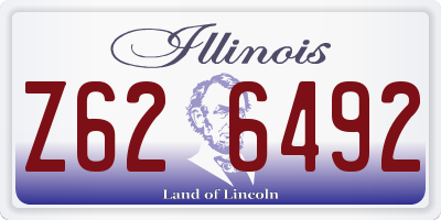 IL license plate Z626492