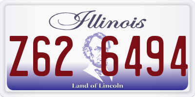 IL license plate Z626494