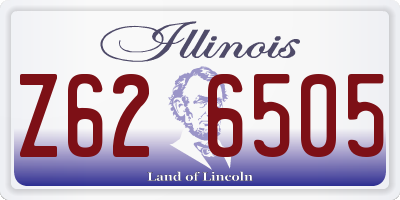 IL license plate Z626505