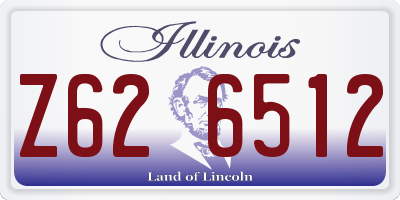 IL license plate Z626512
